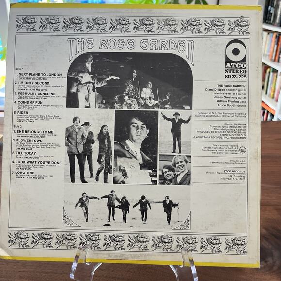 The Rose Garden Self-Titled Vinyl LP 1968 ATCO SD33-225 - Picture 9 of 11
